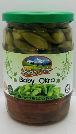 Balkan Valley Baby Okra 530g.