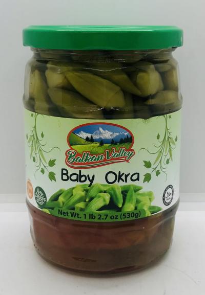 Balkan Valley Baby Okra 530g.