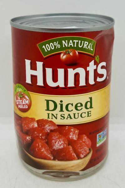 Hunts Diced In Sauce 411g.