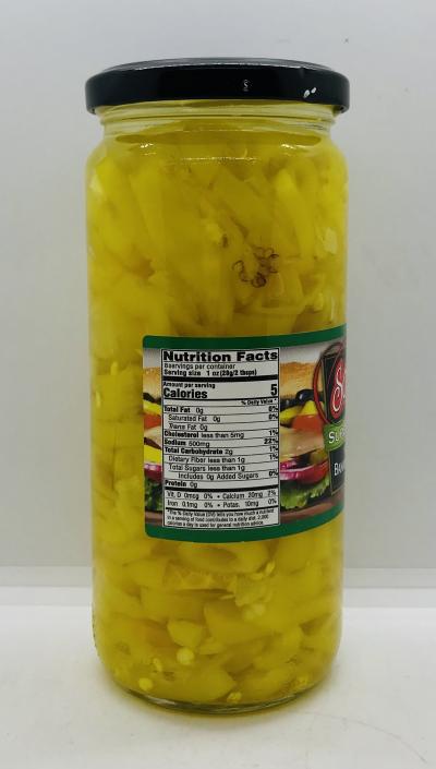 Sophia Sliced Banana Peppers 500ml.