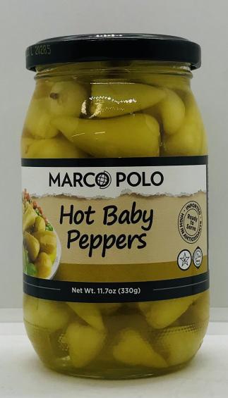 Marco Polo Baby Peppers 330g.