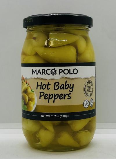 Marco Polo Baby Peppers 330g.