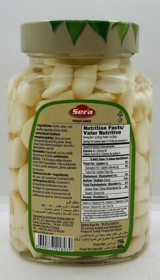 Sera Pickled Garlic in Brine 750g.