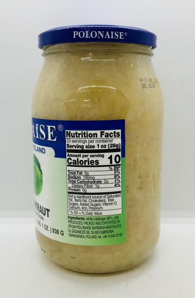 Polonaise Sauerkraut 936g.