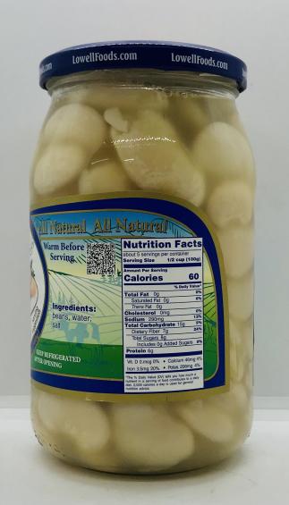 Lowell Large Butter Beans 900g.