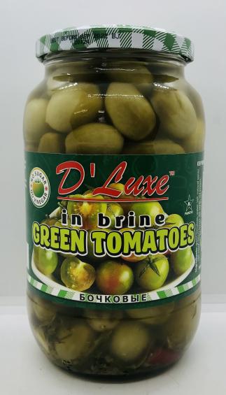 D' Luxe in Brine Green Tomatoes 946ml.