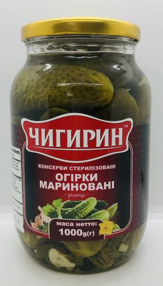 Chigirin Pickled Cucumbers 1L.