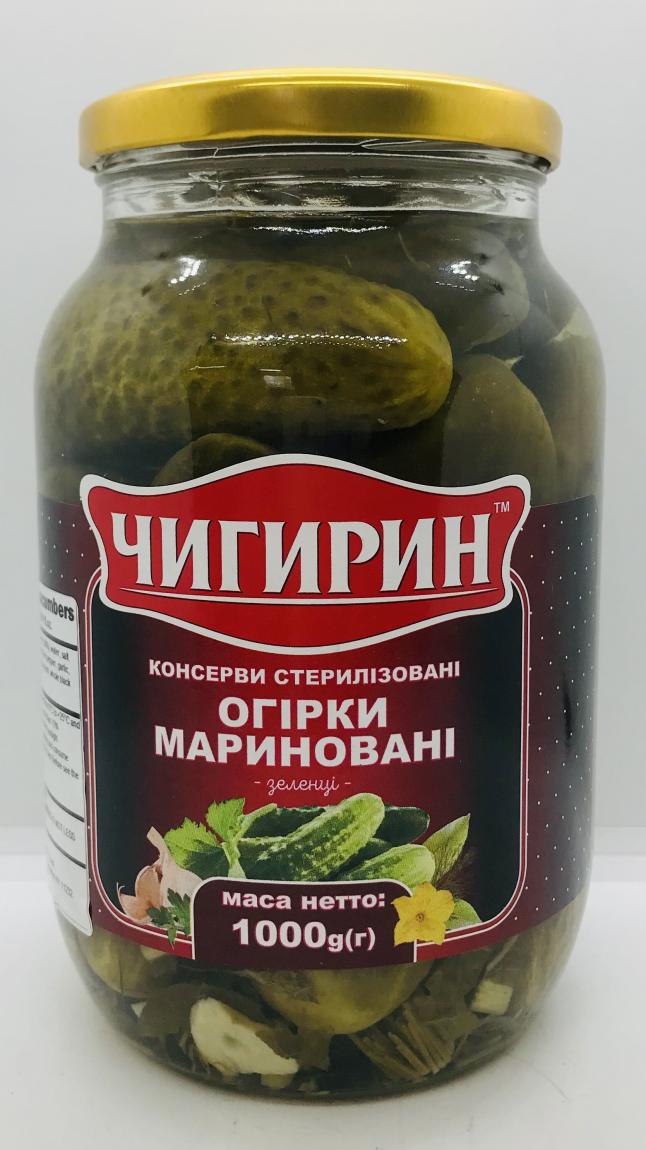 Chigirin Pickled Cucumbers 1L.