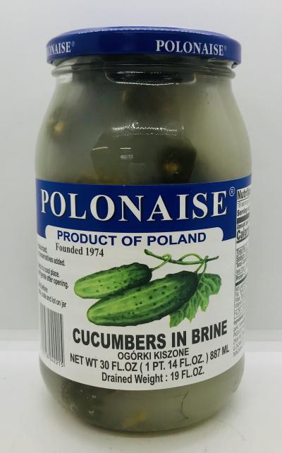 Polonaise Cucumbers in Brine 887ml.