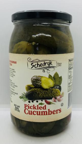 Schedryk Pickled Cucumbers 830g.