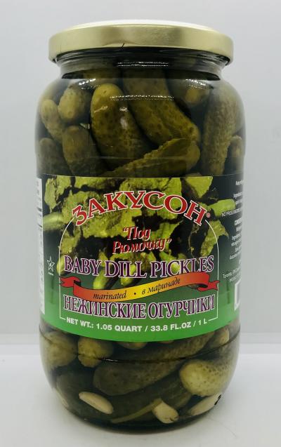 Zakuson Baby Dill Pickles 1L.