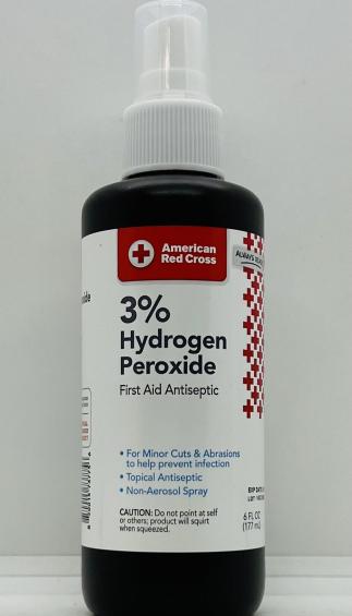 American Red Cross 3% Hydrogen Peroxide 177mL.