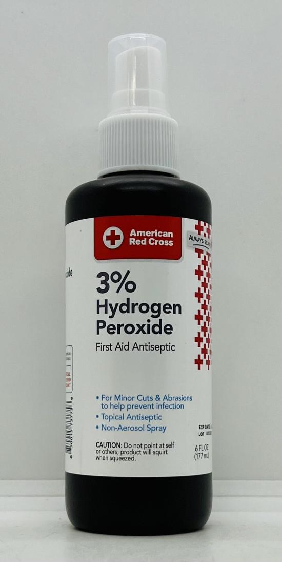 American Red Cross 3% Hydrogen Peroxide 177mL.