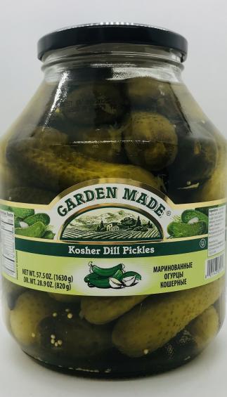 Garden Made Kosher Dill Pickles 1630g.