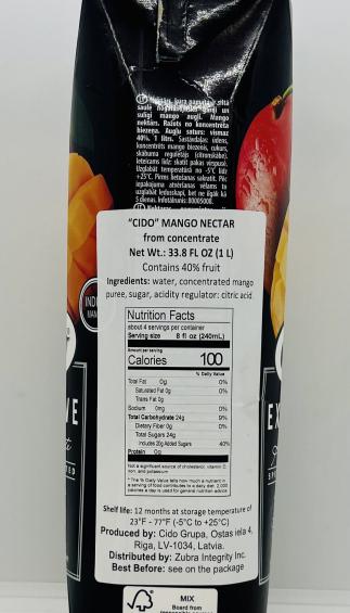 Cido Mango Nectar 1L.