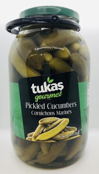 Tukas Gourmet Pickled Cucumbers Cornichons 2750g.