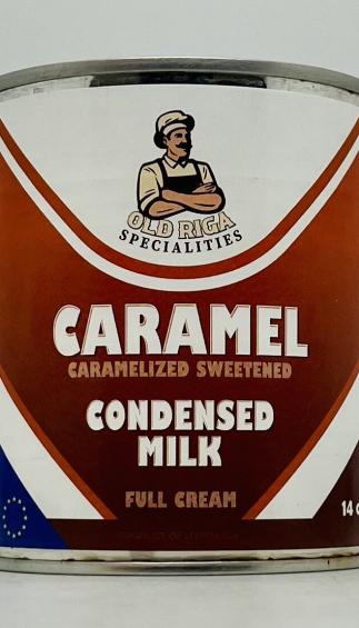 Old Riga Caramelized Sweetened Full Milk 397g.