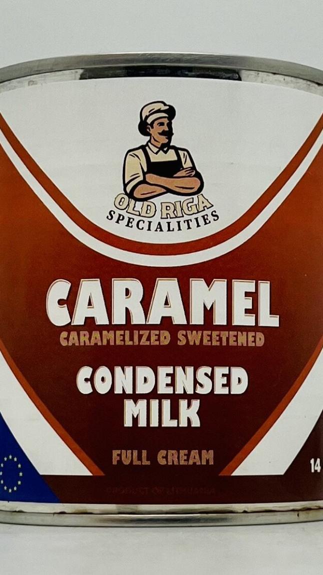 Old Riga Caramelized Sweetened Full Milk 397g.