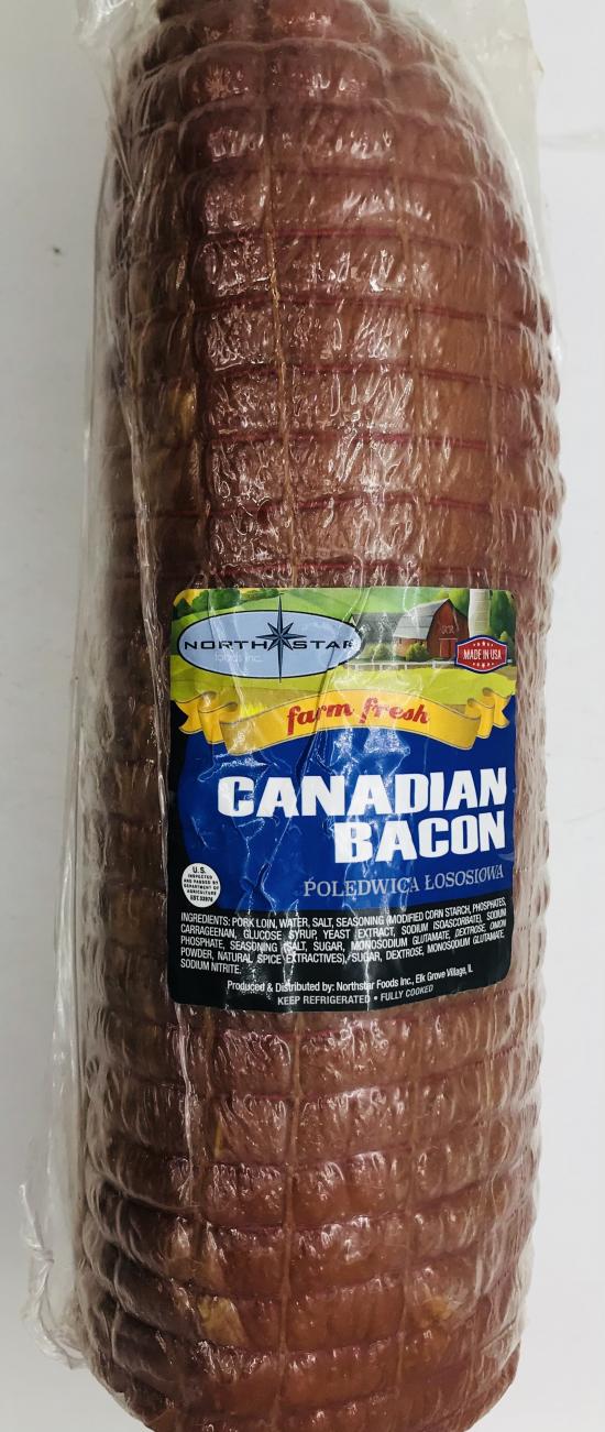 Farm Fresh Canadian Bacon Poledwica Lososiowa (lb.)