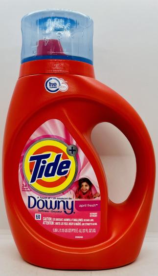 Tide April Fresh + Downy 1.09L.