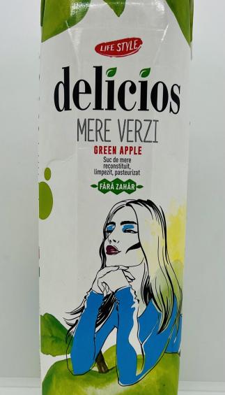 Delicios Green Apple Juice 1L.