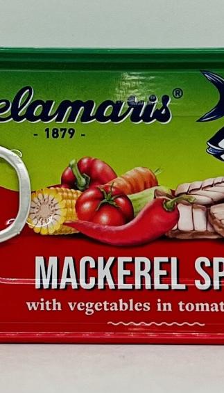 Delamaris Mackerel Spicy 125g.