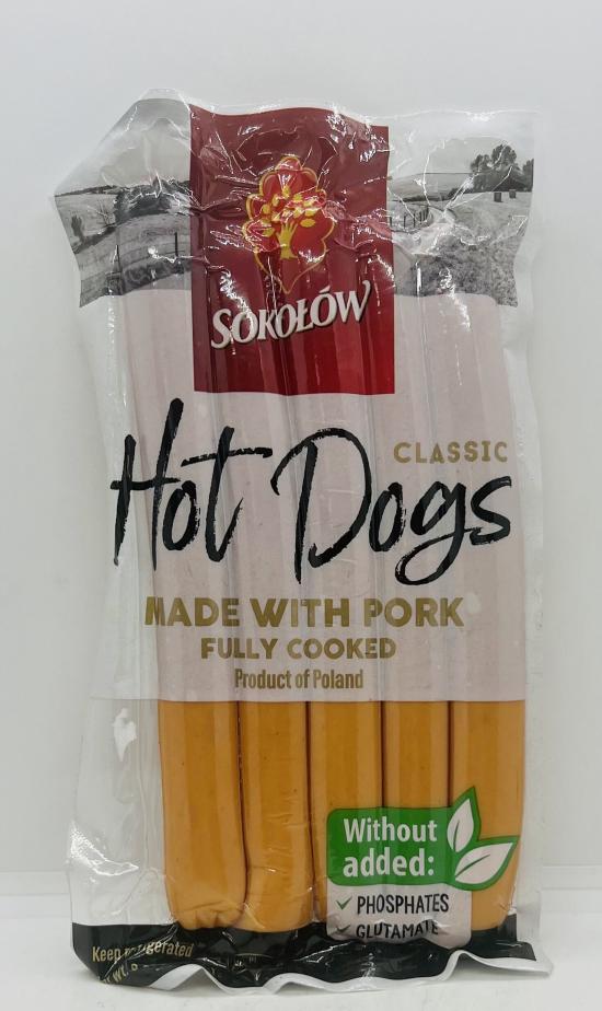 Sokolow Hot Dogs Classic 250g.