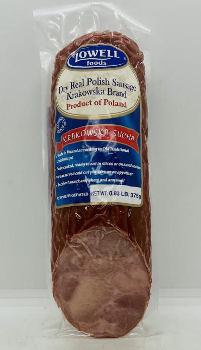 Lowell Dry Polish Sausage 375g.