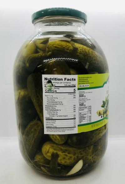 Traditsii Vkusa Crunchy Cucumbers 3Kg