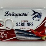 Delamaris Spicy Sardines Piquantes 90g.