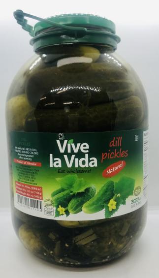 Vive la Vida Dill Pickles 3L.