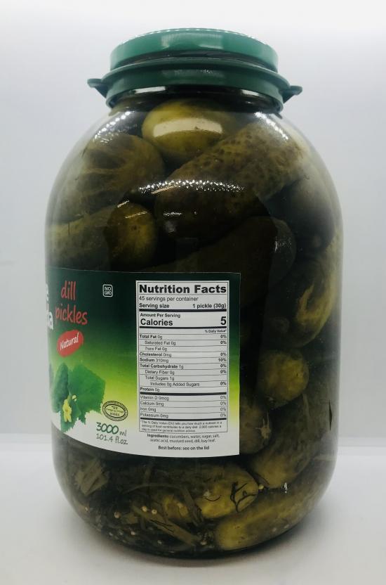 Vive la Vida Dill Pickles 3L.