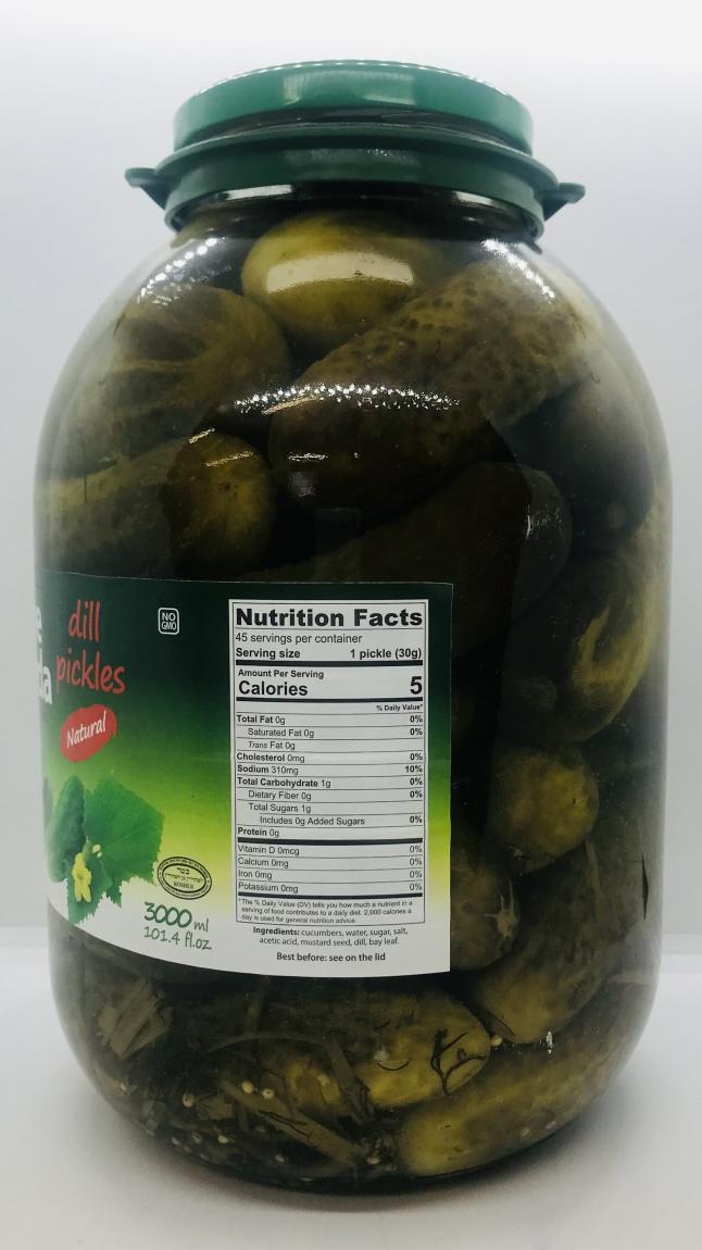 Vive la Vida Dill Pickles 3L.