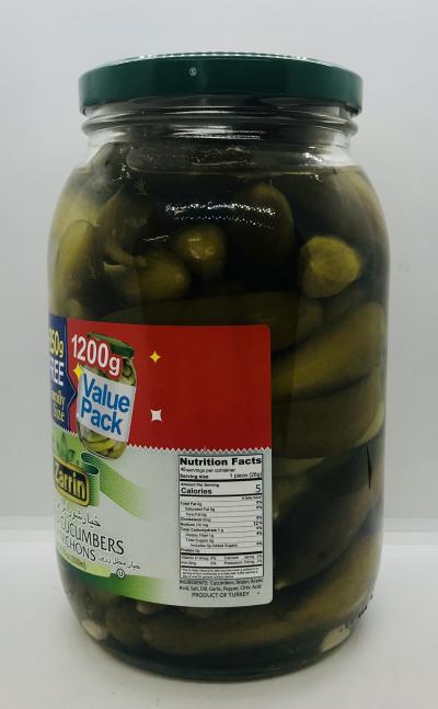 Zarrin Pickled Cucumbers Cornichons 2L.