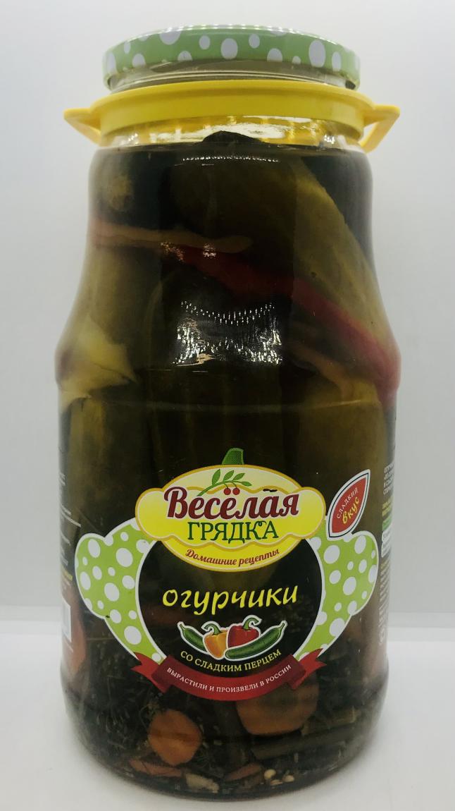 Vesyolaya Gradka Cucumbers w. Pepper 1750g.