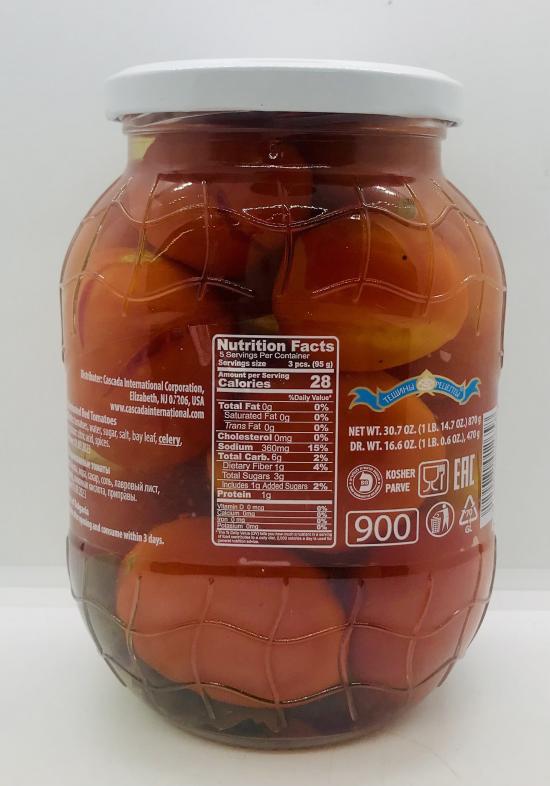 Teshini Retsepti Marinated Tomatoes 870g.