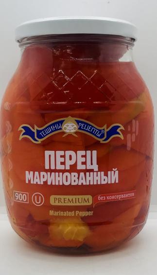 Teshini Retsepti Marinated Pepper 850g.