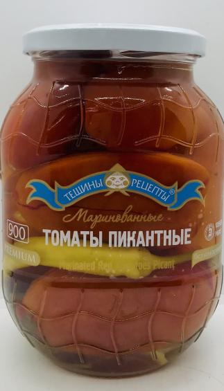 Teshini Retsepti Red Tomatoes Picant 870g.