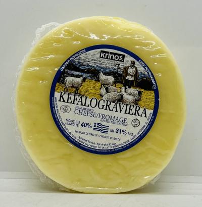 Krinos Kefalograviera Firm Cheese 476g.