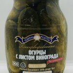 Teshini Retsepti Pickled Cucumbers w. Grape Leaf 840g.