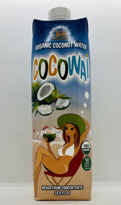 Cocowai Organic Coconut Water 1L.