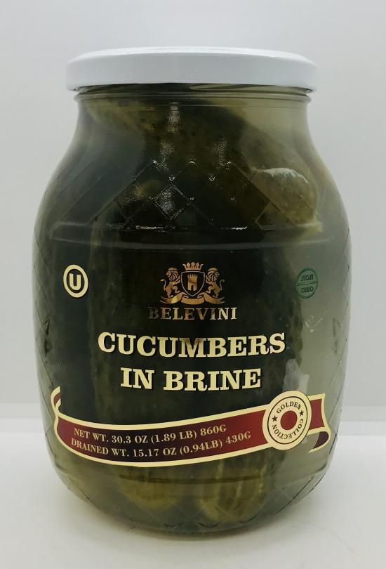 Belevini Cucumbers in Brine 860g.