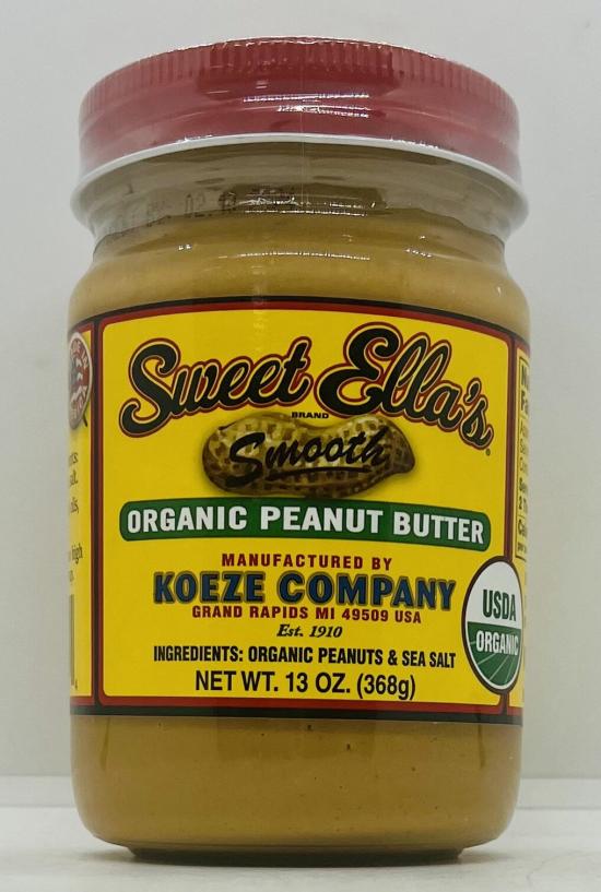 Sweet Ella's Organic Peanut Butter 368g.