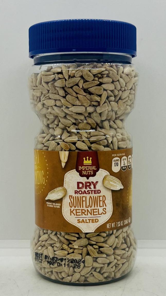 Dry Roasted Sunflower Kernels Salted 206g.