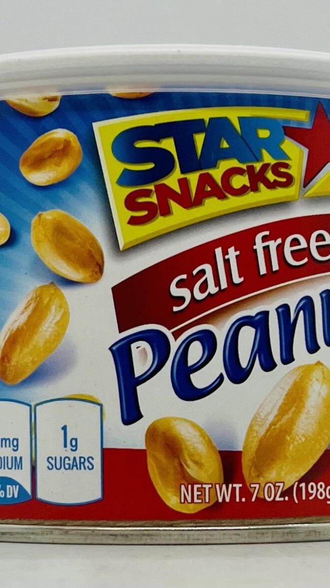 Ss Salt Free Peanuts 198g.