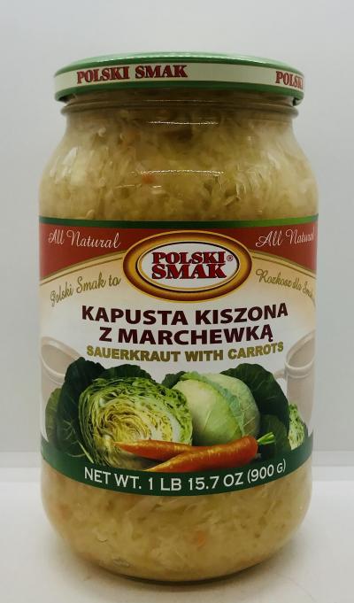 Polski Smak Sauerkraut w. Carrots 900g.