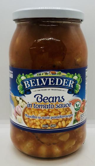 Belveder Beans in Tomato Sauce 900g.