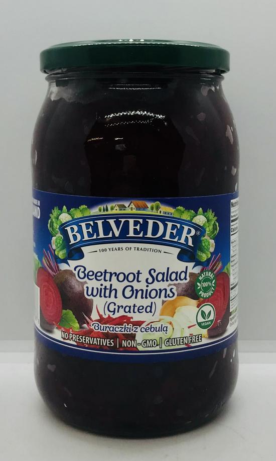 Belveder Beetroot Salad w. Onions 900g.