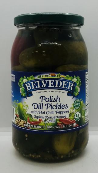 Belveder Polish Dill Pickles 900g.