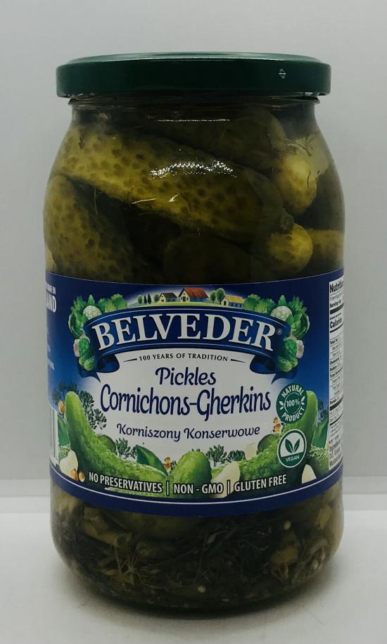 Belveder Pickles Cornichons-gherkins 900g.